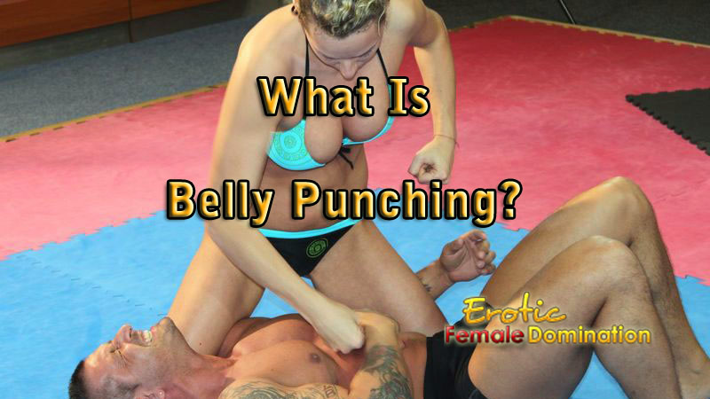Kneeing belly punching domination